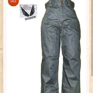 MONIX JOPLIN WOMENS SNOWBOARD PANTS DENIM X-SMALL 10K